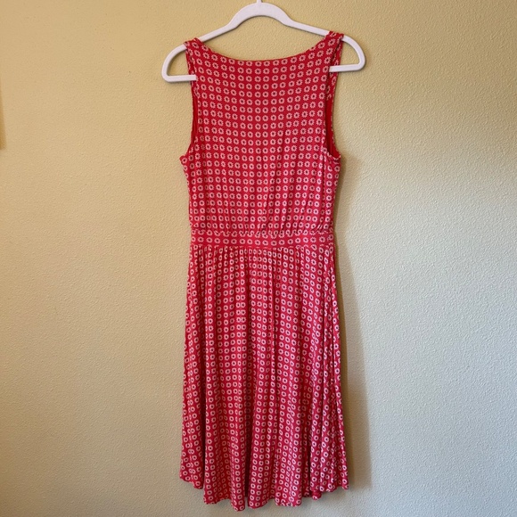 Anthropologie Maeve Dress Orange Floral Sleeveless Brianne Jersey Small - Picture 5 of 7